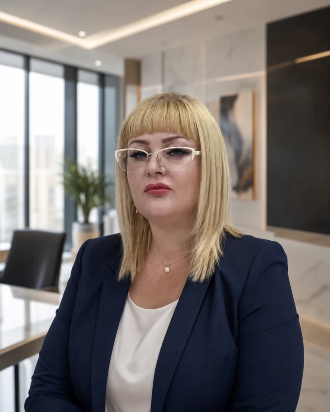 Борзова Наталья Владиславовна, юрист компании, в современном офисе