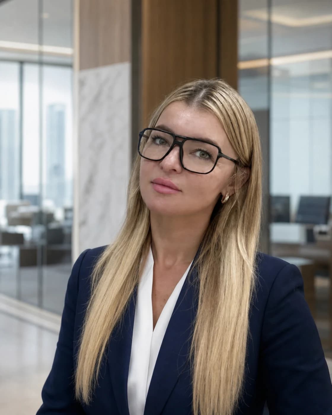 Гербатова Наталья Юрьевна, руководитель компании Резиденция ЮГ, в современном офисе